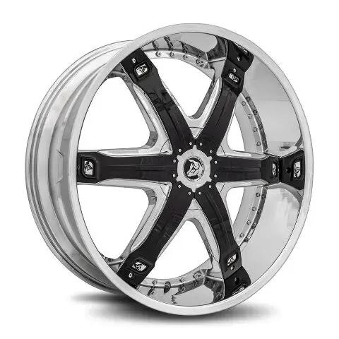 Diablo Wheels Fury 28x10 BLANK Chrome W..