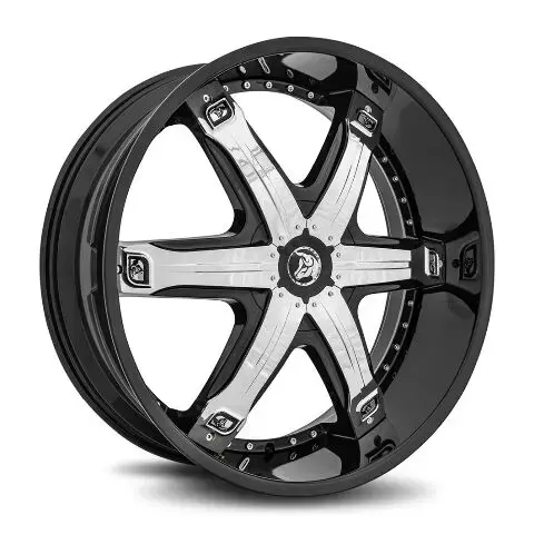Diablo Wheels Fury 28x10 BLANK Gloss Bl..