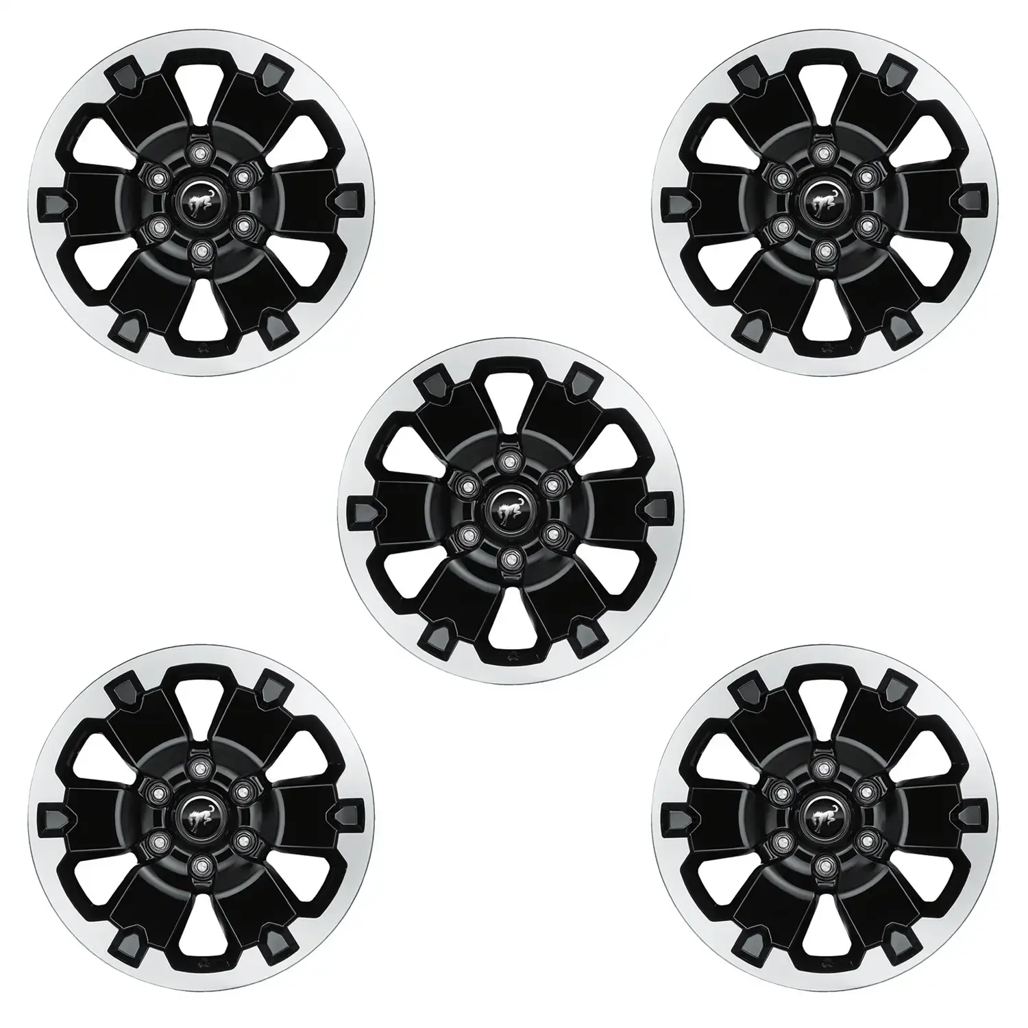 Ford Performance  18" Black w/Machined ..