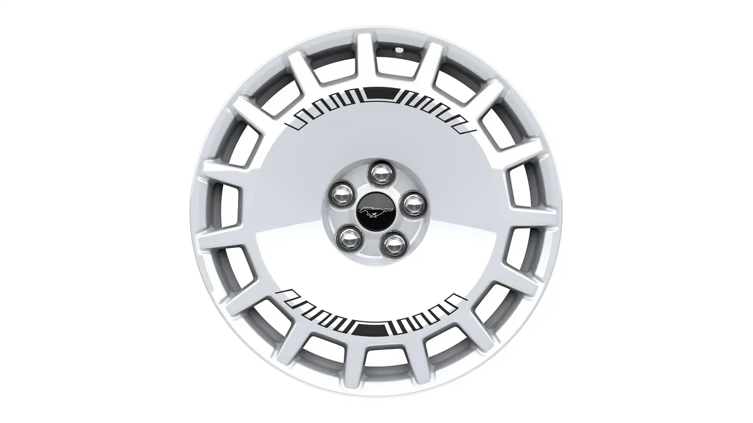 Ford Performance  Gloss White Rally Whe..