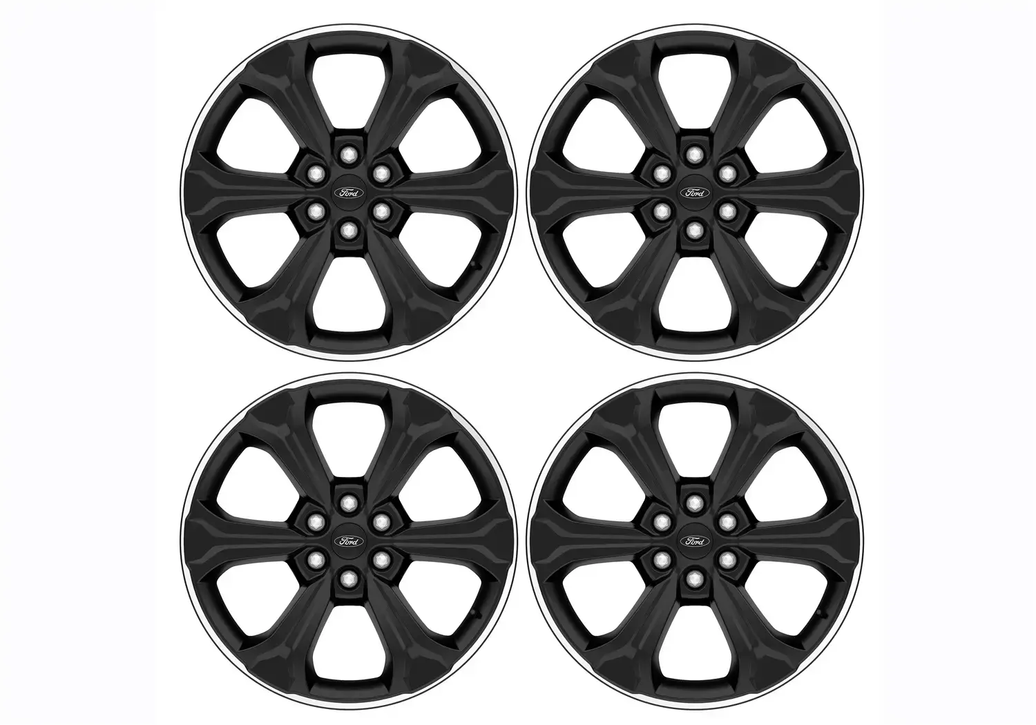 Ford Performance  Wheel Kit 22x9.5 Blac..