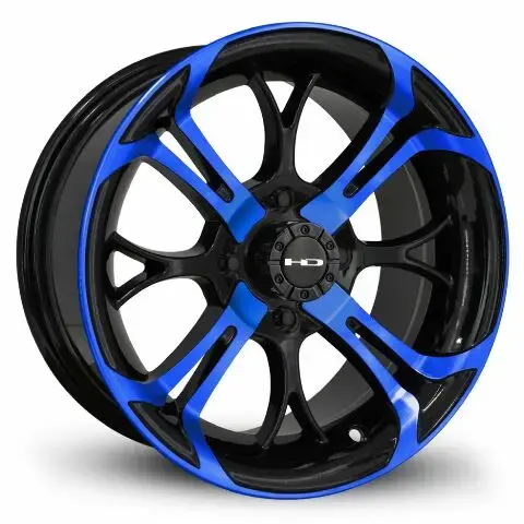 HD Wheels Spinout 14x7 4x4.0 -10mm Offs..