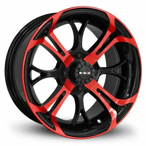 HD Wheels Spinout 14x7 4x4.0 -10mm Offs..