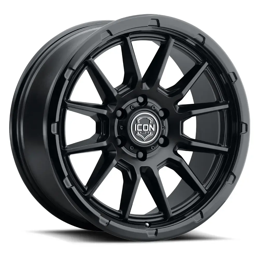 ICON Alloys  CAJON DBL BLACK 20x9 6x135..