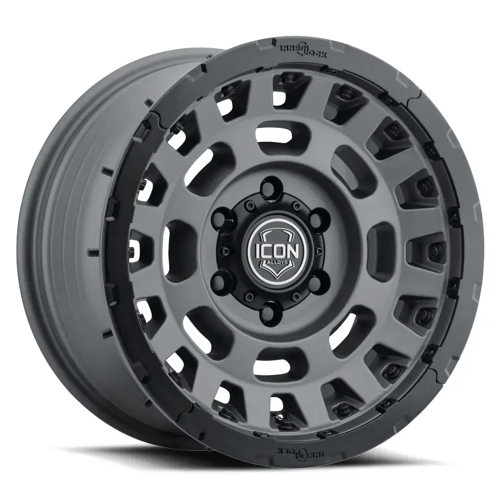 ICON ALLOYS HAMMER PRO CHARCOAL 17 x 8...