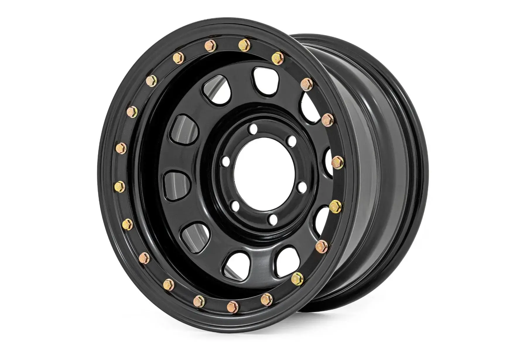 Steel Simulated Bead Lock Wheel Black 1..