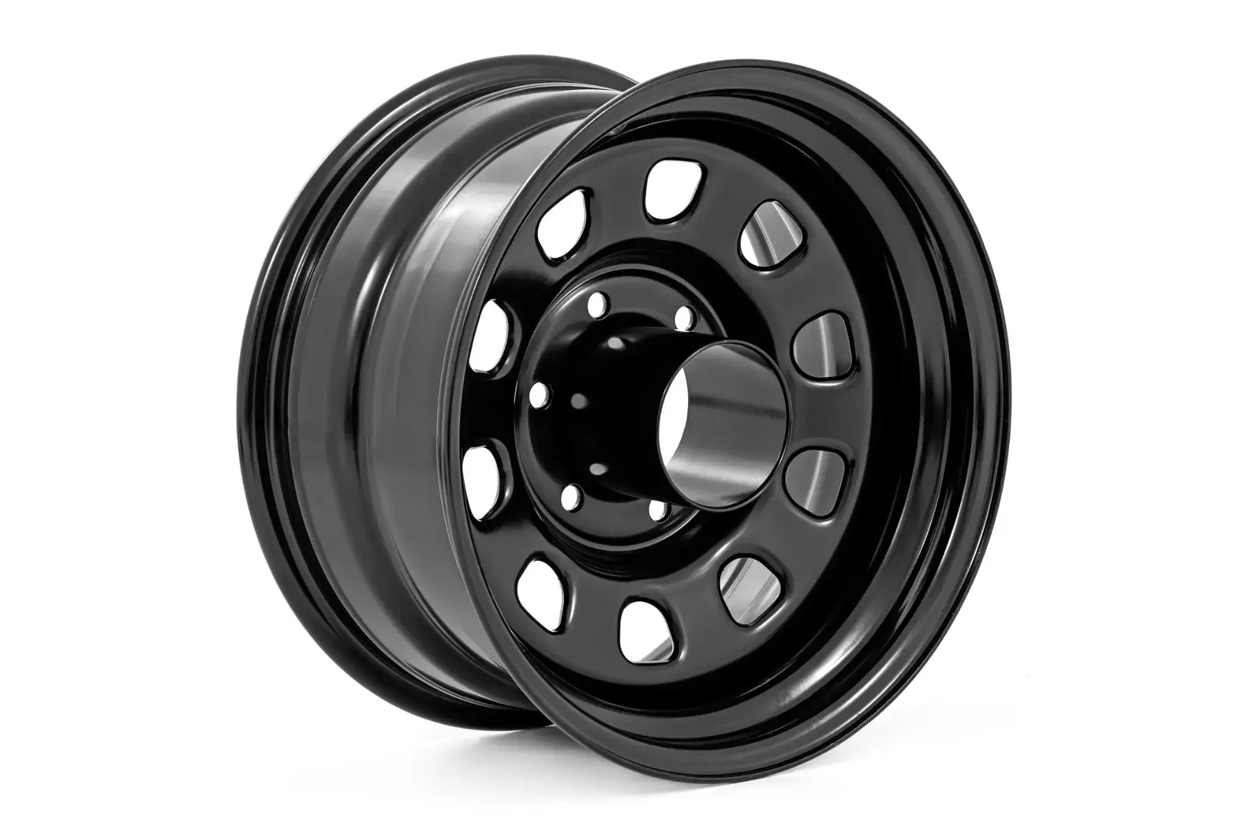 Steel Wheel Black 17x9 5x5.5 4.25 Bore ..