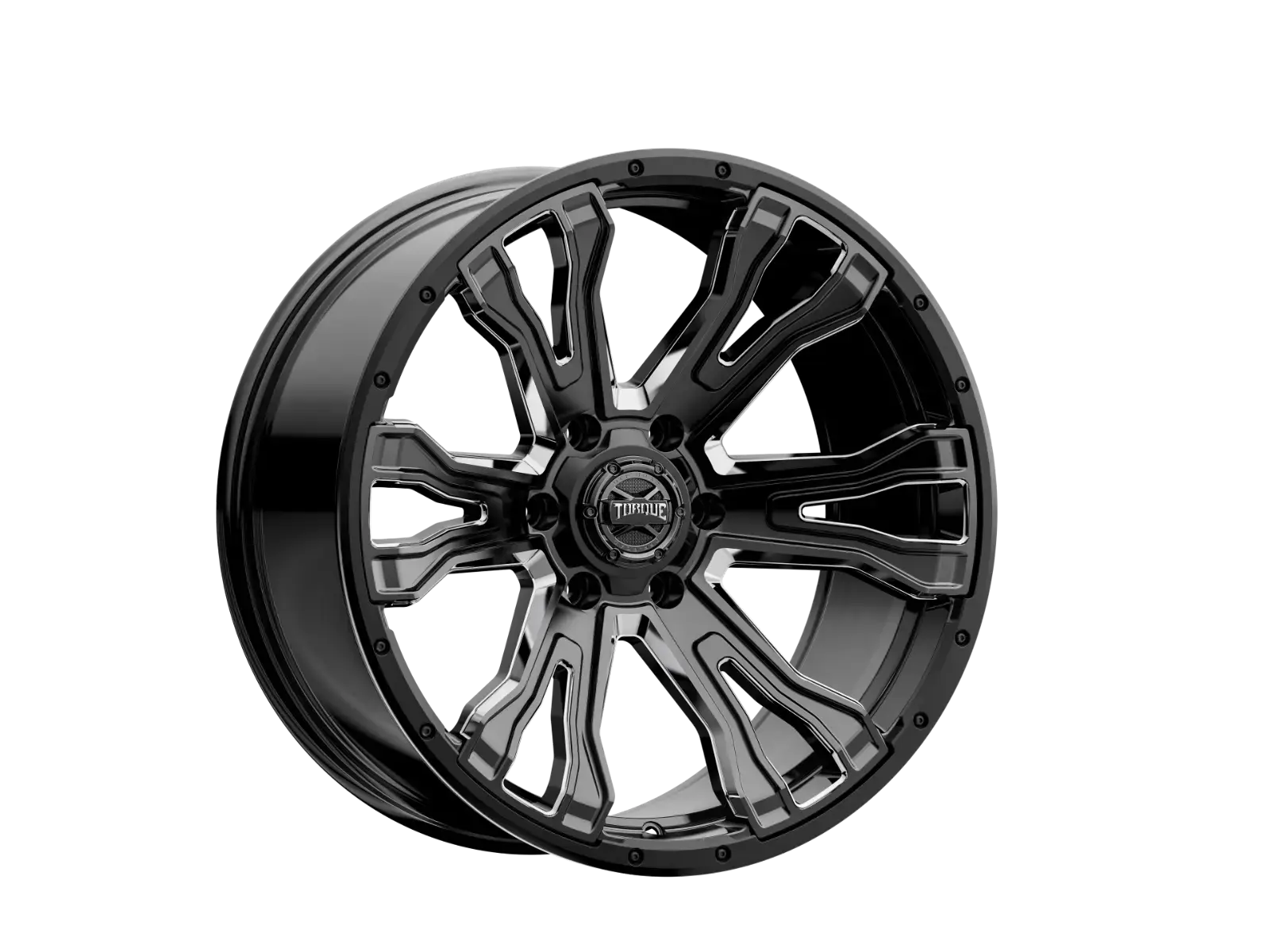 Torque Prime Gloss Black w/Milled Accen..
