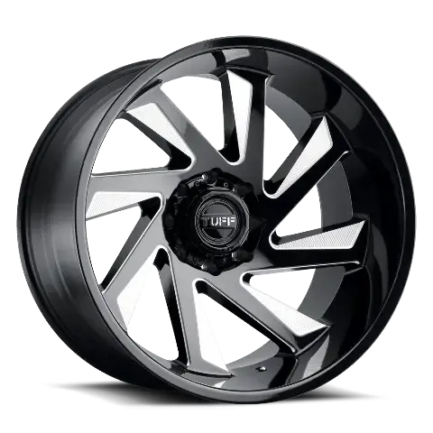 Tuff Wheels  T1B 24x14 6x5.5 -72mm Offs..