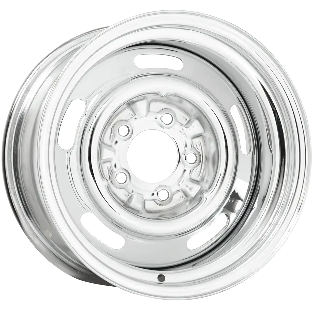 Wheel Vintiques 15x6 Chevy Rallye Chrom..